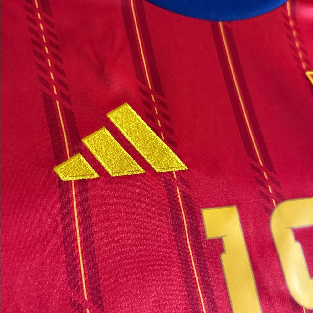 Spain 🇪🇸 #19 Lamine Yamal 2026 FIFA World Cup Adidas Home Jersey - Picture 5 of 11